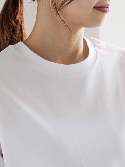 クルーネックTシャツ(compact heavy)（オフホワイト）｜Te chichi（テチチ）通販