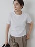 クルーネックTシャツ(minimal neck)（オフホワイト）｜Te chichi（テチチ）通販
