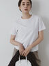 クルーネックTシャツ(minimal neck)（オフホワイト）｜Te chichi（テチチ）通販