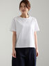 クルーネックTシャツ(minimal neck)（オフホワイト）｜Te chichi（テチチ）通販