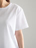 クルーネックTシャツ(minimal neck)（オフホワイト）｜Te chichi（テチチ）通販