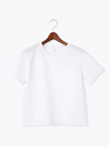 クルーネックTシャツ(minimal neck)（オフホワイト）｜Te chichi（テチチ）通販