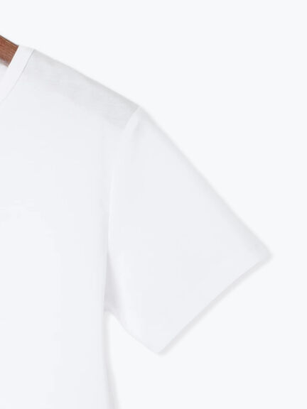 クルーネックTシャツ(minimal neck)（オフホワイト）｜Te chichi（テチチ）通販