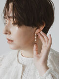 揺れる淡水パールピアス（ゴールド）｜Te chichi（テチチ）通販