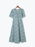 【LIBERTY】フレアーワンピース《2025summer catalog item》（ベージュ/グリーン）｜Te chichi（テチチ）通販