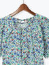 【LIBERTY】フレアーワンピース《2025summer catalog item》（ベージュ/グリーン）｜Te chichi（テチチ）通販