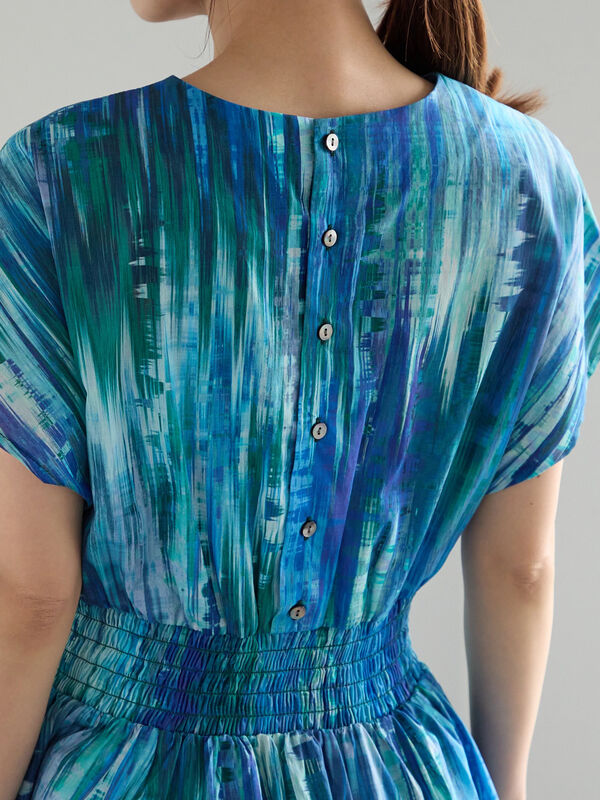 セール】 【LIBERTY】シャーリングワンピース《2025summer