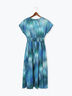 【LIBERTY】シャーリングワンピース《2025summer catalog item》（ブラック/ブルー）｜Te chichi（テチチ）通販