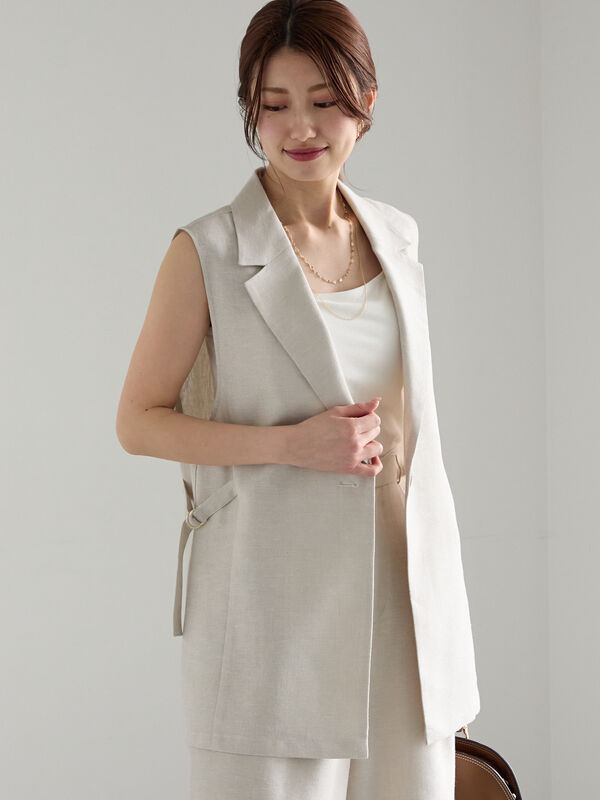 フェイクファーロングジレ(ベスト)｜TO BE CHIC(トゥー ビー