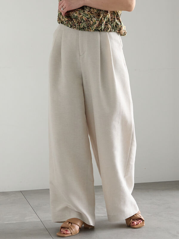 関税.送料込 STELLA MCCARTNEY リネン混ワイドパンツ 楽天市場】≪ 7/31再々値下げ＆大量追加!! 灼熱バーゲン≫送料