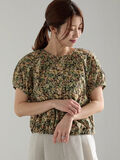 【LIBERTY】パフスリーブブラウス《2025summer catalog item》（ブラック）｜Te chichi（テチチ）通販