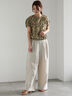 【LIBERTY】パフスリーブブラウス《2025summer catalog item》（ブラック/ブルー）｜Te chichi（テチチ）通販