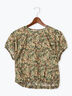 【LIBERTY】パフスリーブブラウス《2025summer catalog item》（ブラック/ブルー）｜Te chichi（テチチ）通販