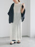 メッシュニットワンピース《2025summer catalog item》（オフホワイト）｜Te chichi（テチチ）通販