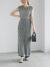 メッシュニットワンピース《2025summer catalog item》（オフホワイト/ブラック）｜Te chichi（テチチ）通販