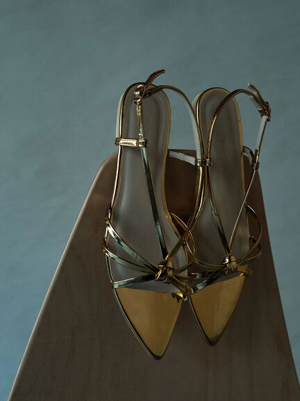 セール】 メタリックサンダル《2025summer catalog item