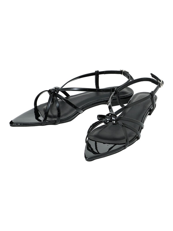 ★美品★チエミハラ　サンダル　APRIL シルバー系　35／22〜22.5 CHIE MIHARA - ☆美品☆チエミハラ サンダル APRIL シルバー系