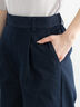 デニムライクワイドパンツ（セットアップ可）《2025summer catalog item》（ネイビー）｜Te chichi（テチチ）通販