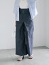 ハイウエストワイドチノパンツ《2025summer catalog item》（ベージュ/ブルー）｜Te chichi（テチチ）通販