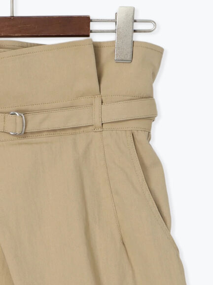 ハイウエストワイドチノパンツ《2025summer catalog item》（ベージュ/ブルー）｜Te chichi（テチチ）通販