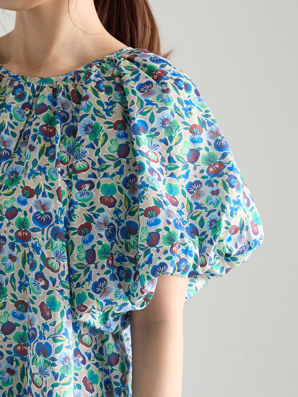 LIBERTY】バルーンスリーブブラウス《2025summer catalog item