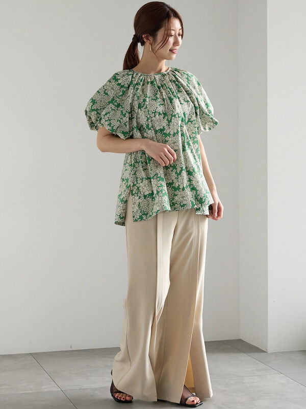 LIBERTY】バルーンスリーブブラウス《2025summer catalog item