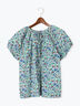 【LIBERTY】バルーンスリーブブラウス《2025summer catalog item》（ベージュ/グリーン）｜Te chichi（テチチ）通販