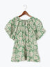 【LIBERTY】バルーンスリーブブラウス《2025summer catalog item》（ベージュ/グリーン）｜Te chichi（テチチ）通販