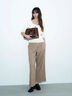 バックオープンブークレプルオーバー《2025summer catalog item》（オフホワイト/チャコールグレー/ブラウン）｜Te chichi（テチチ）通販
