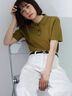 【松井愛莉着用】カーブDenimパンツ《2025summer catalog item》（オフホワイト/サックスブルー/ネイビー）｜Te chichi（テチチ）通販