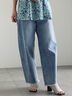 【松井愛莉着用】カーブDenimパンツ《2025summer catalog item》（オフホワイト/サックスブルー/ネイビー）｜Te chichi（テチチ）通販