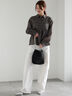 【松井愛莉着用】カーブDenimパンツ《2025summer catalog item》（オフホワイト/サックスブルー/ネイビー）｜Te chichi（テチチ）通販
