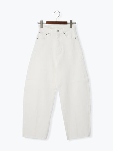 【松井愛莉着用】カーブDenimパンツ《2025summer catalog item》（オフホワイト/サックスブルー/ネイビー）｜Te chichi（テチチ）通販