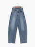 【松井愛莉着用】カーブDenimパンツ《2025summer catalog item》（オフホワイト/サックスブルー/ネイビー）｜Te chichi（テチチ）通販