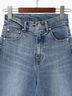 【松井愛莉着用】カーブDenimパンツ《2025summer catalog item》（オフホワイト/サックスブルー/ネイビー）｜Te chichi（テチチ）通販