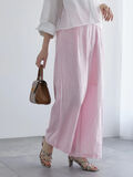 レーヨンリネンワイドパンツ《2025summer catalog item》（ピンク）｜Te chichi（テチチ）通販