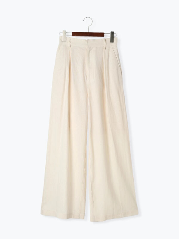 セール】 レーヨンリネンワイドパンツ《2025summer catalog item