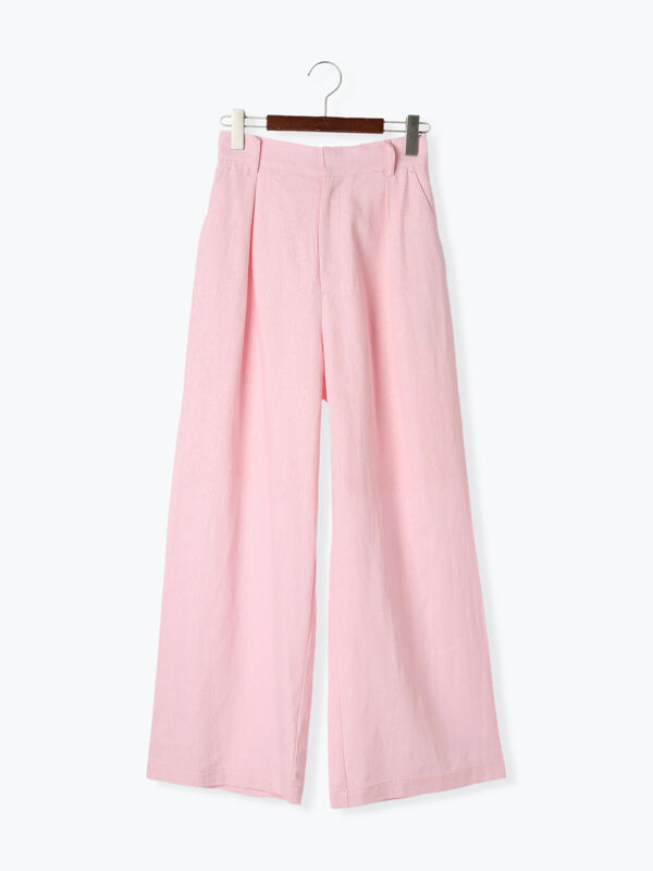 セール】 レーヨンリネンワイドパンツ《2025summer catalog item