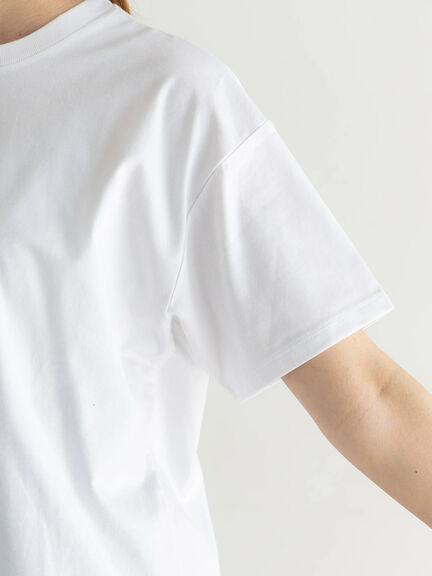 デザインロゴプリントTシャツ《2025summer catalog item》（シルバー/チャコールグレー/ブラック）｜Te chichi（テチチ）通販