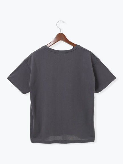 デザインロゴプリントTシャツ《2025summer catalog item》（シルバー/チャコールグレー/ブラック）｜Te chichi（テチチ）通販