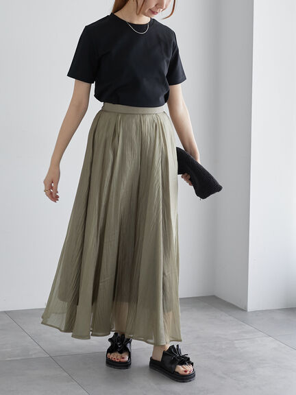 【近赤外線CUT】半袖ベーシックTシャツ（オフホワイト/チャコールグレー/ブラック/オリーブ）｜Te chichi（テチチ）通販
