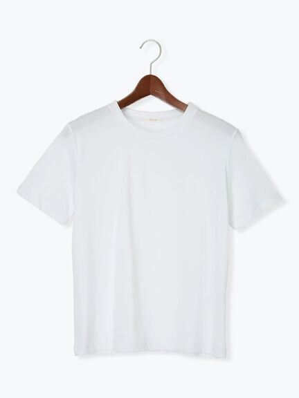【近赤外線CUT】半袖ベーシックTシャツ（オフホワイト/チャコールグレー/ブラック/オリーブ）｜Te chichi（テチチ）通販