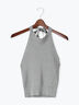 ホルターネックニット《2025summer catalog item》（グレー/ブラック）｜Te chichi（テチチ）通販
