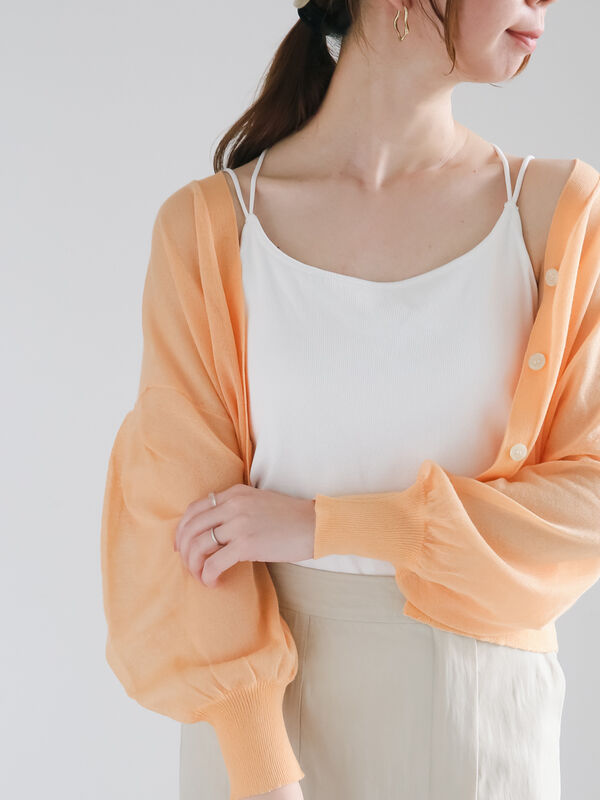 【松井愛莉着用】デザインストラップカップ付きキャミソール《2025summer catalog item》（オフホワイト）｜Te chichi（テチチ）通販