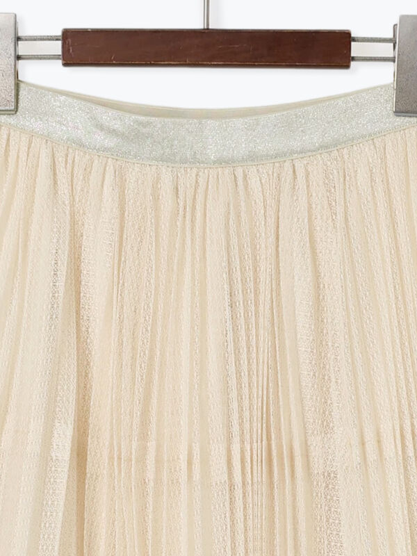 レース プリーツロングスカート レースプリーツロングスカート | ALL ITEM | OBLI