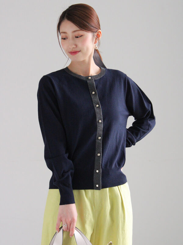 カーディガン TWISTED COTTON LINEN レディース MARGARET HOWELL カーディガン TWISTED LINEN COTTON レディース