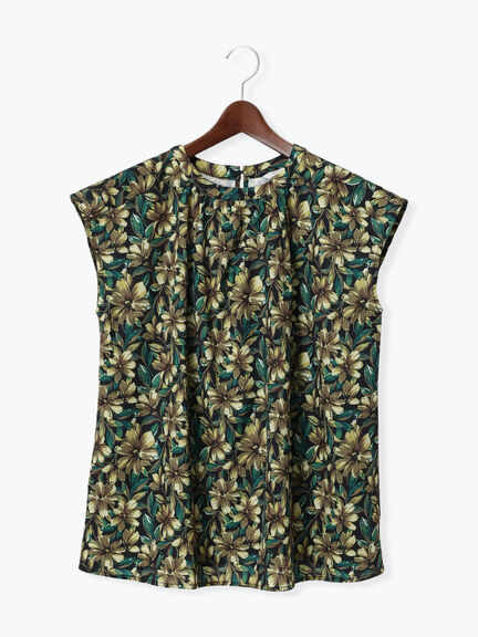 フラワープリントBL（セットアップ可）（オレンジ/グリーン）｜Te chichi（テチチ）通販