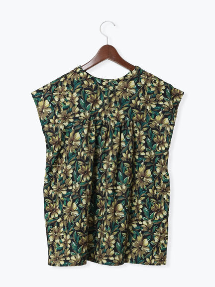 フラワープリントBL（セットアップ可）（オレンジ/グリーン）｜Te chichi（テチチ）通販