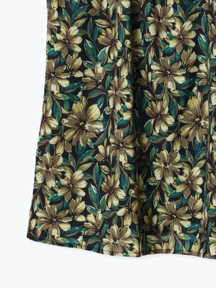 フラワープリントBL（セットアップ可）（オレンジ/グリーン）｜Te chichi（テチチ）通販