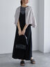 前後2WAYフィブリルキャミワンピース《2025summer catalog item》（ブラック/ブラウン）｜Te chichi（テチチ）通販